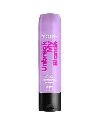 Matrix Total Results Unbreak My Blonde Conditioner - Укрепляющий кондиционер с лимонной кислотой для осветленных волос 300 мл - hairs-russia.ru